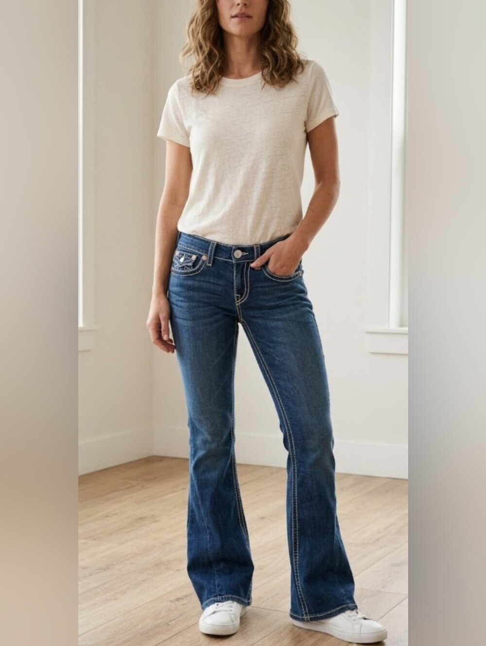 🔥True Religion flare Leg Jeans 29x34 (sz8)